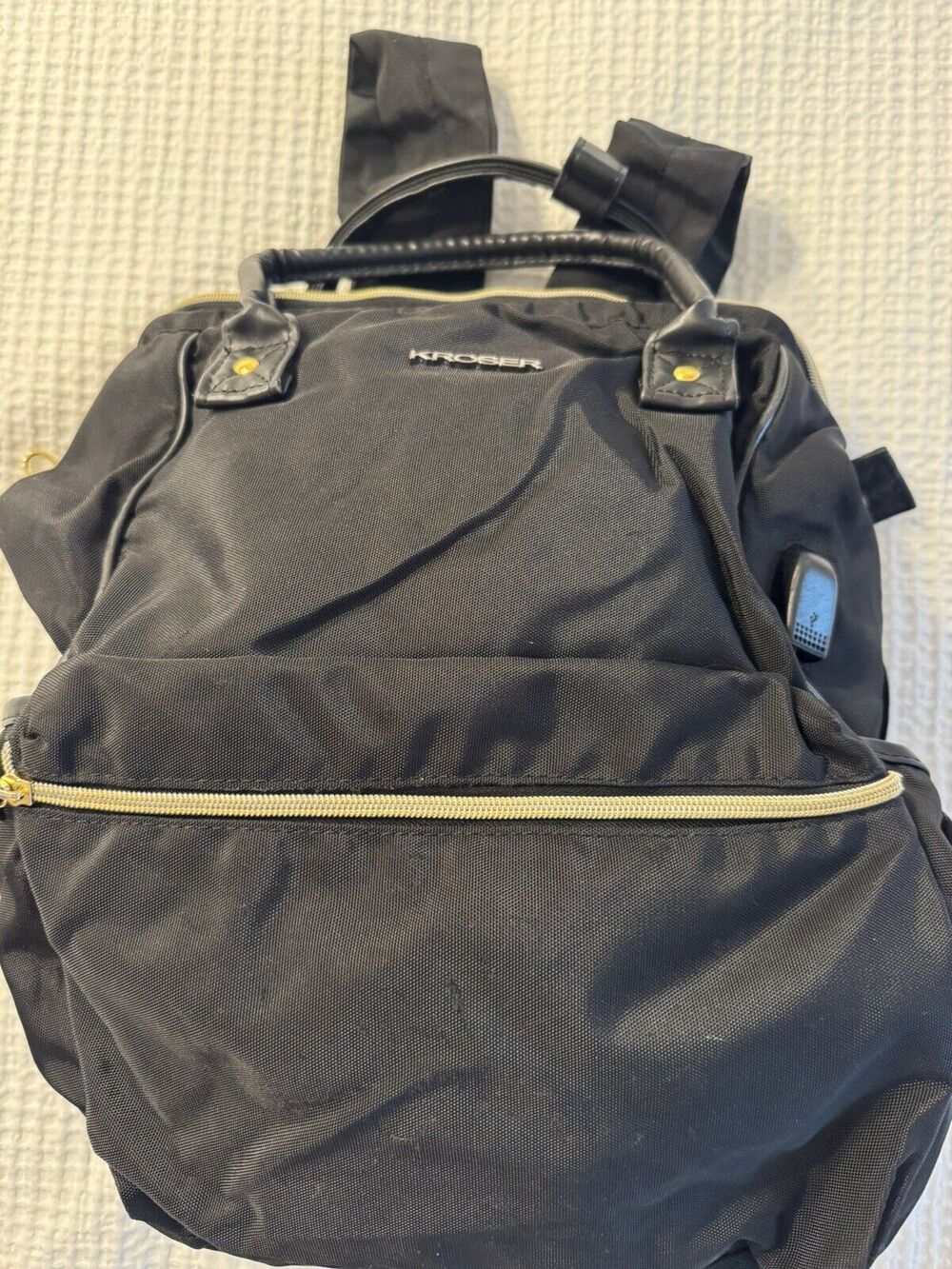 Kroser Laptop Bag Backpack Black Professional Work Travel